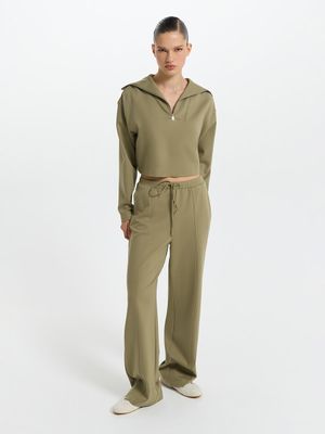 

Брюки-палаццо на кулиске