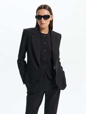 

Однобортный жакет прямого кроя