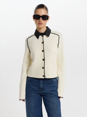 

Кардиган с круглым вырезом