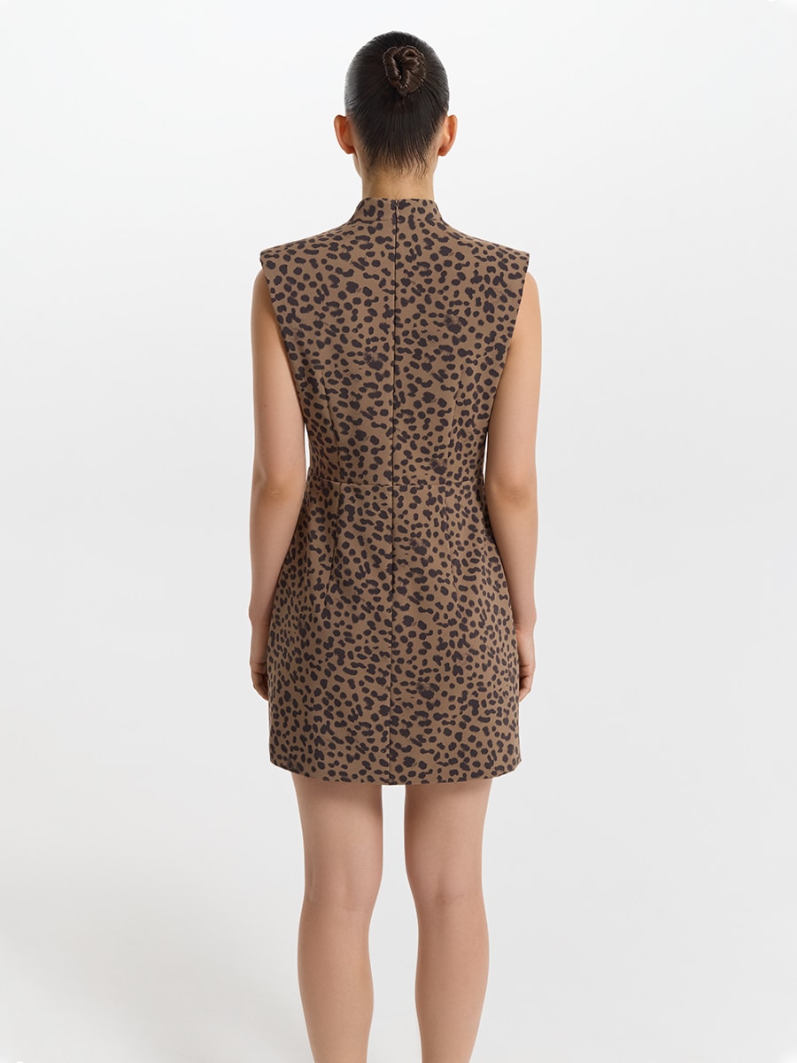 Платье мини приталенного кроя