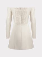 Платье мини с открытыми плечами