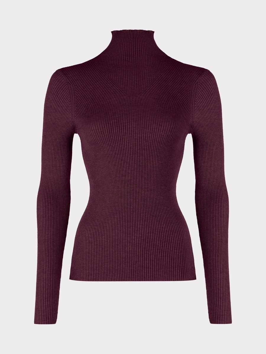 Водолазка в рубчик