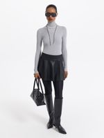 Водолазка в рубчик