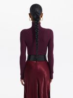 Водолазка в рубчик