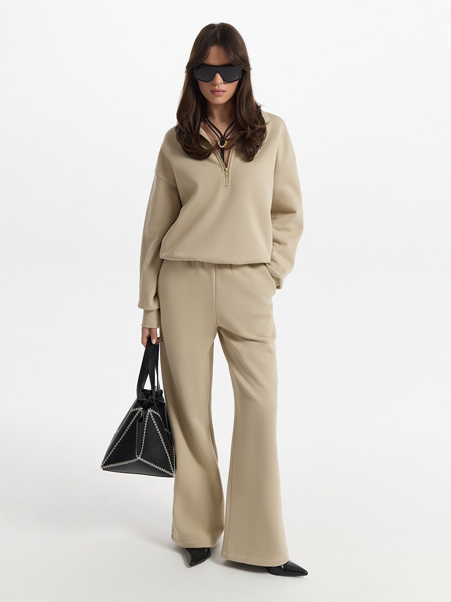 Трикотажные брюки из хлопка