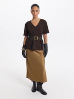 Футболка c V-вырезом