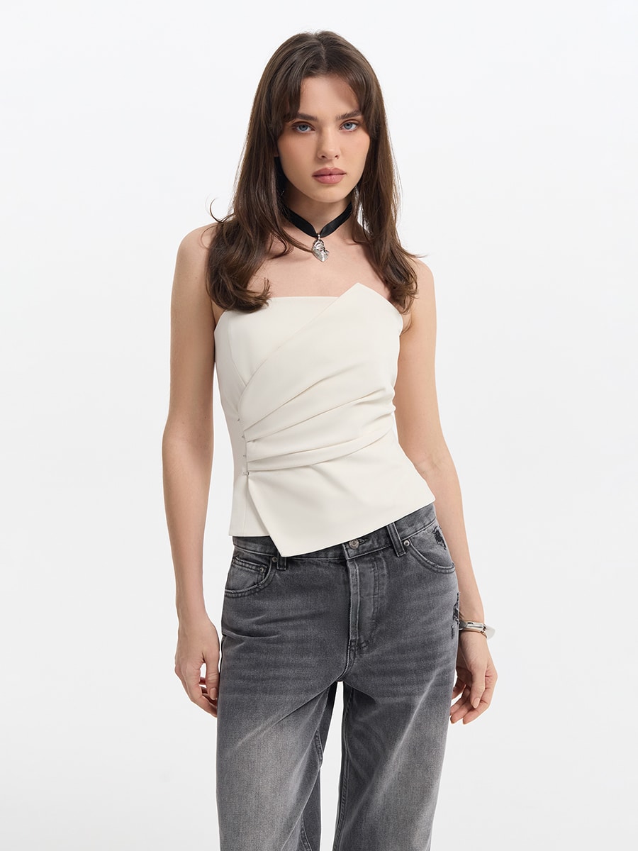 Топ-бандо с драпировкой