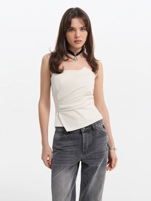 

Топ-бандо с драпировкой