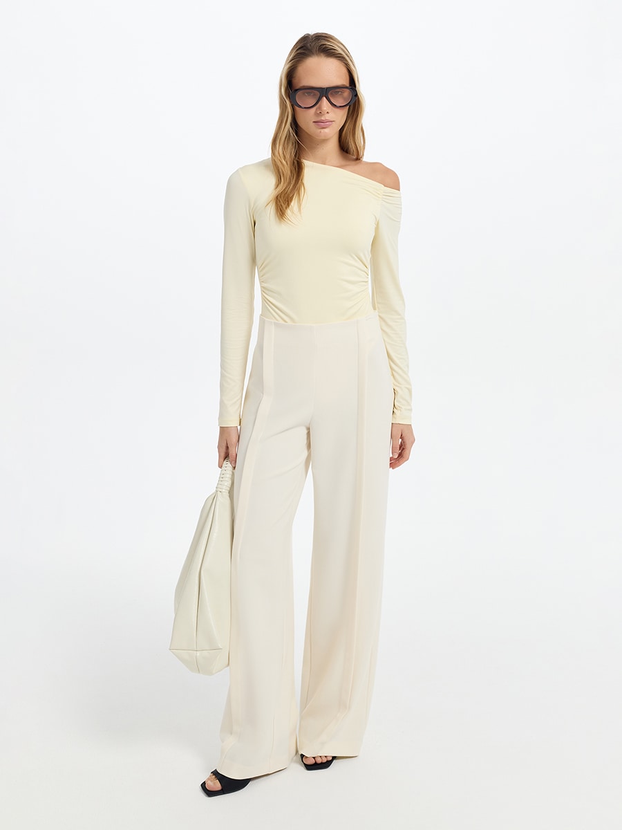 Брюки-палаццо с вискозой