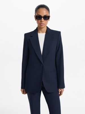 

Однобортный жакет прямого кроя