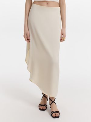 Асимметричная юбка из 100% вискозы