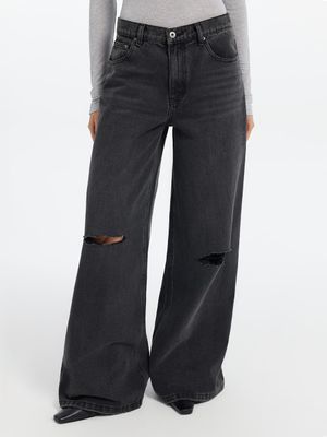 

Широкие джинсы