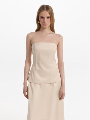 Атласный топ-корсет