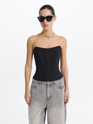 

Топ-корсет из хлопка