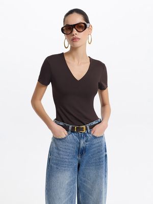 Боди с короткими рукавами 3599₽