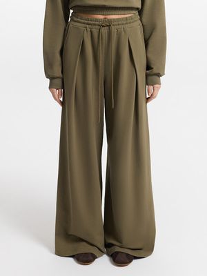 

Трикотажные брюки-палаццо из хлопка