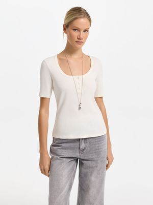 

Топ из хлопка и модала