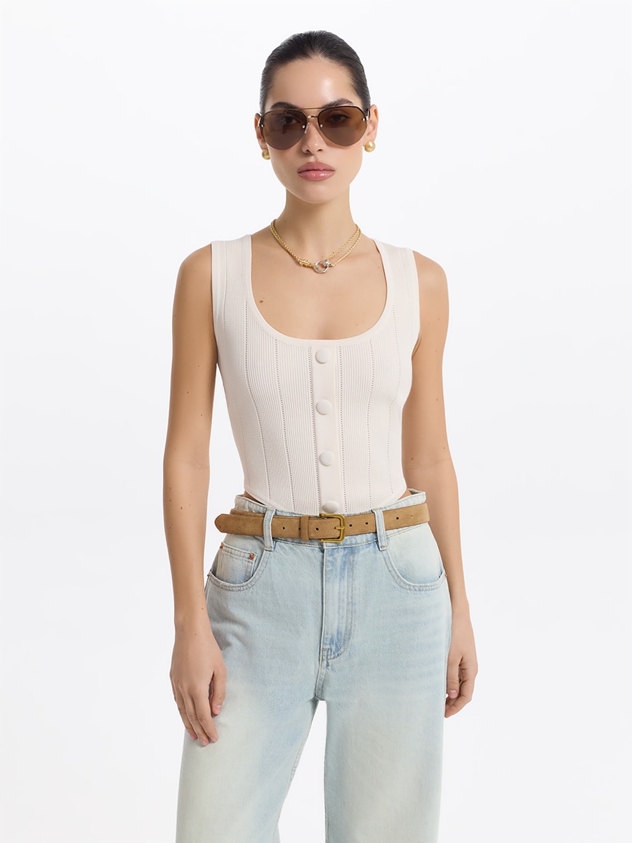 Трикотажный топ 