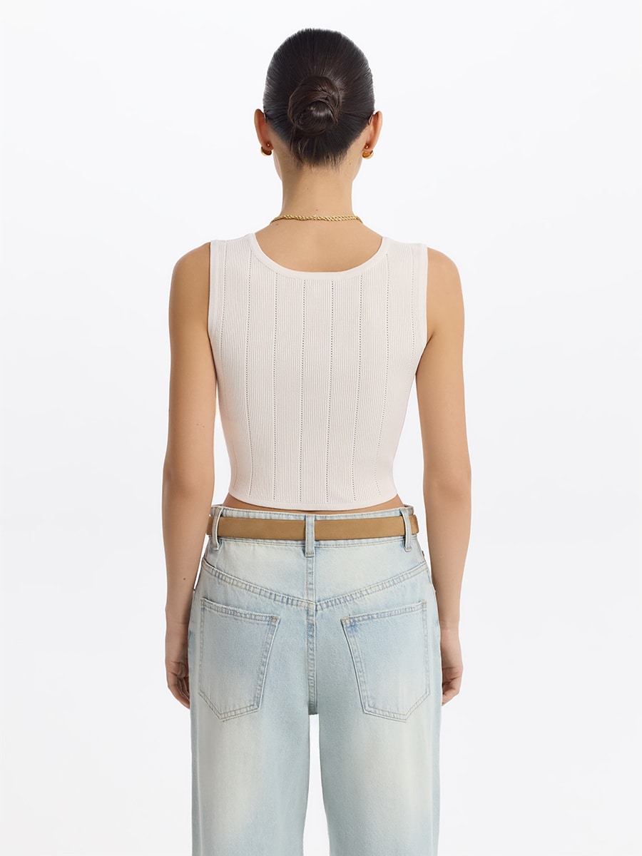 Трикотажный топ 