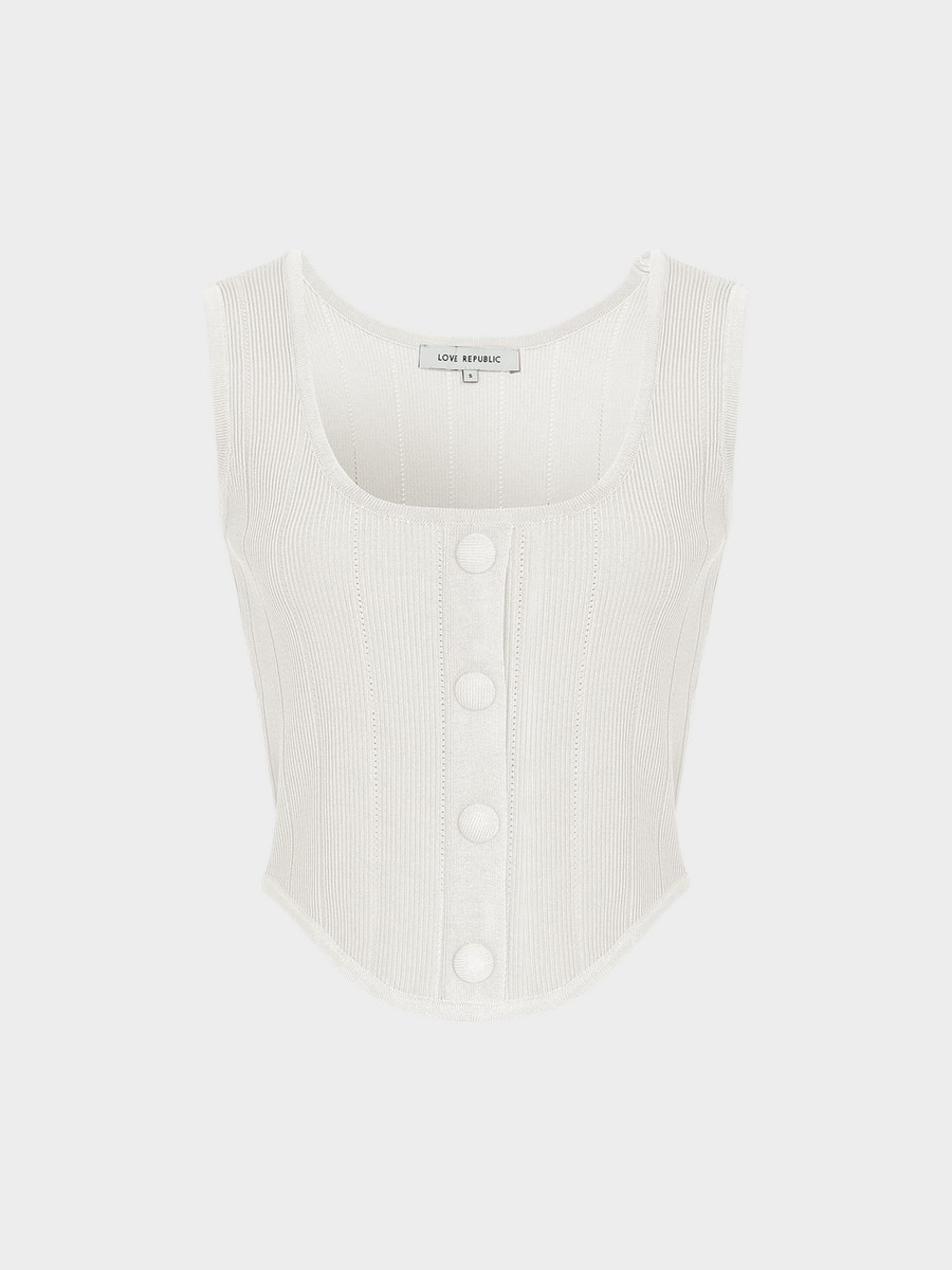 Трикотажный топ 