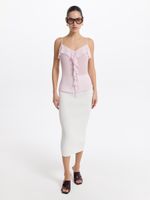 Трикотажная юбка-карандаш