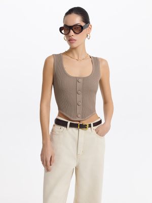 

Трикотажный топ