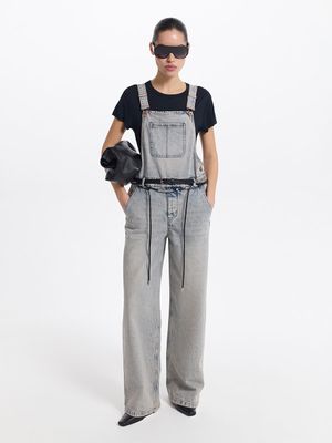 Полукомбинезон джинсовый