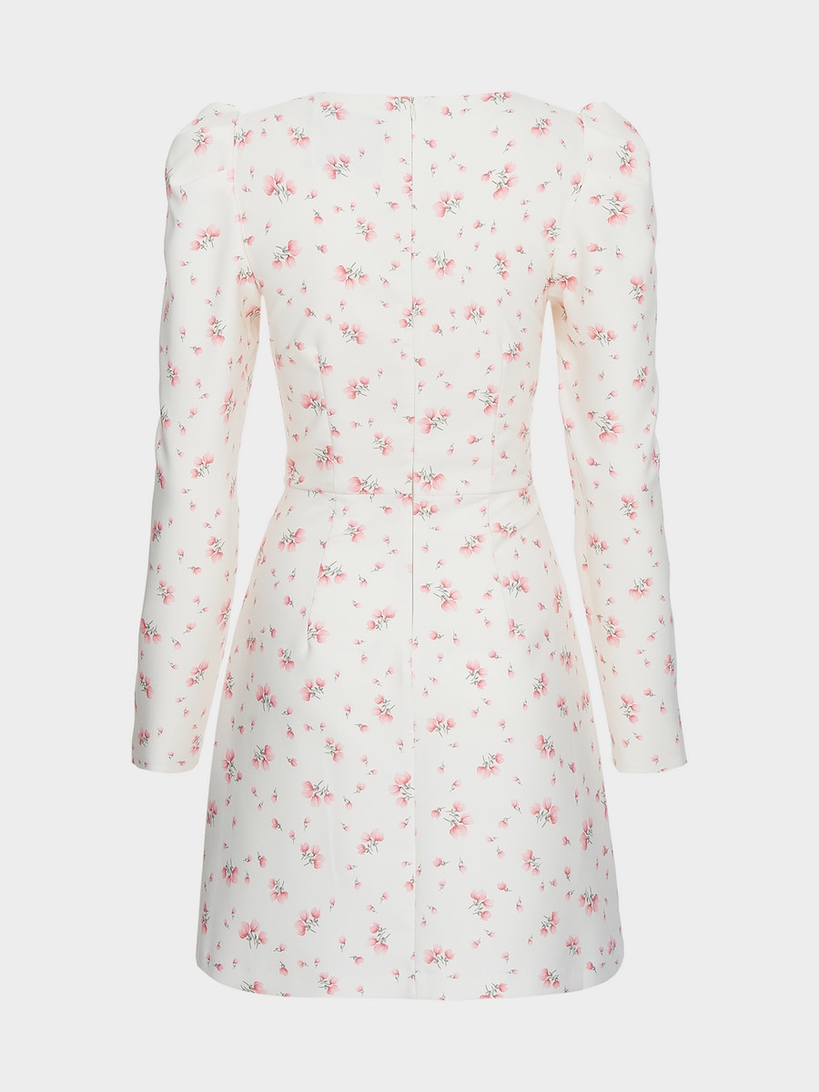 Платье мини с цветочным принтом 5254633546-59