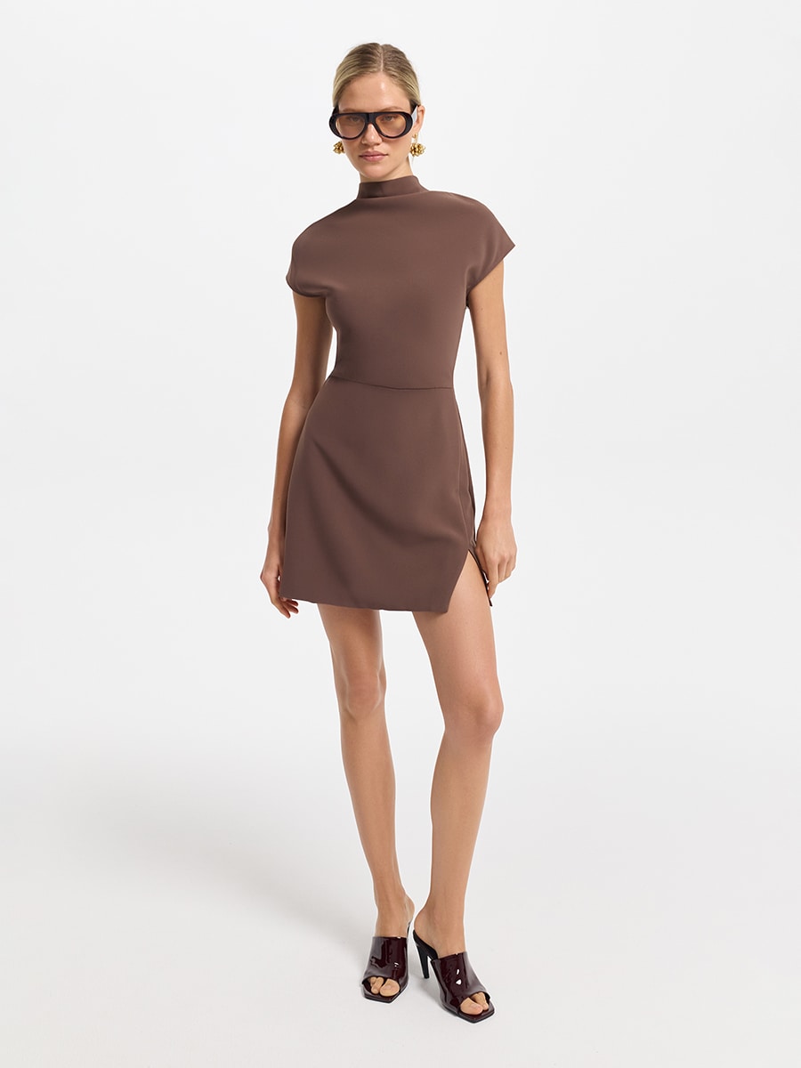 Платье мини с драпировкой 5254637551-22