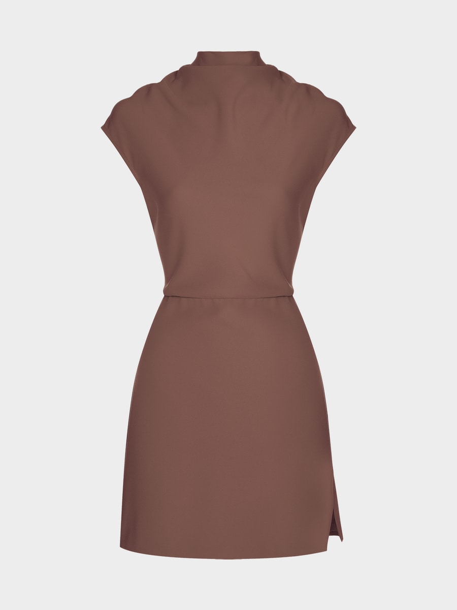 Платье мини с драпировкой 5254637551-22