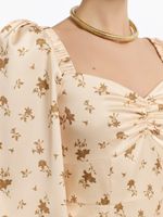 Атласное платье мини 