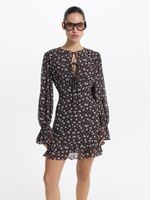 Шифоновое платье мини 