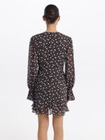 Шифоновое платье мини 