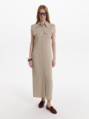 

Платье миди из 100% лиоцелла