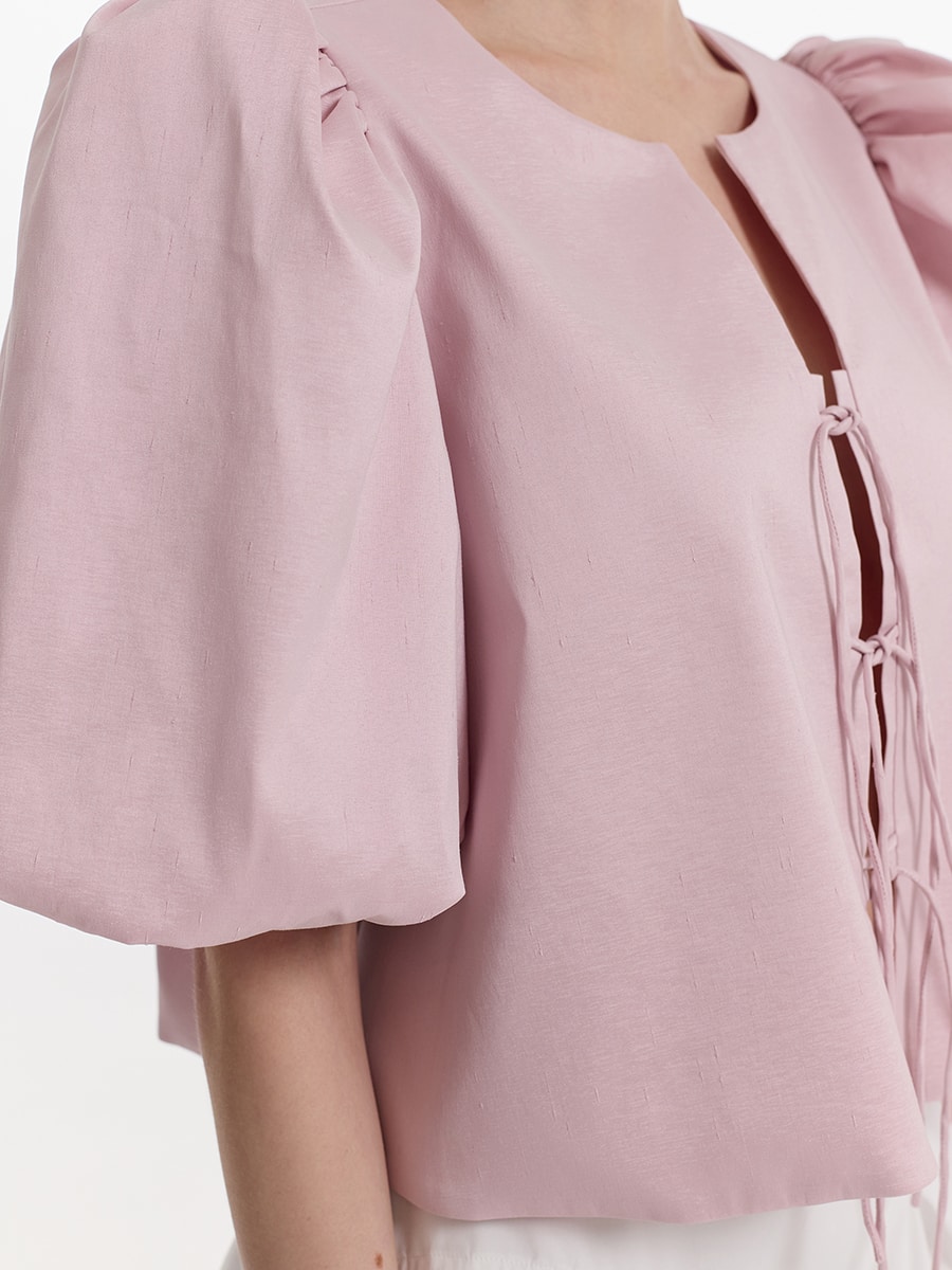 Блузка на завязках