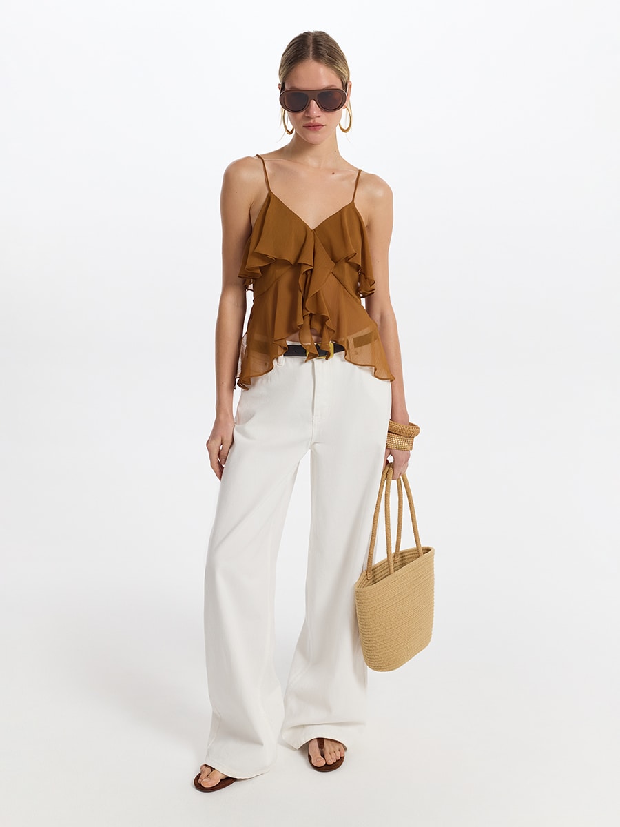 Топ с оборками