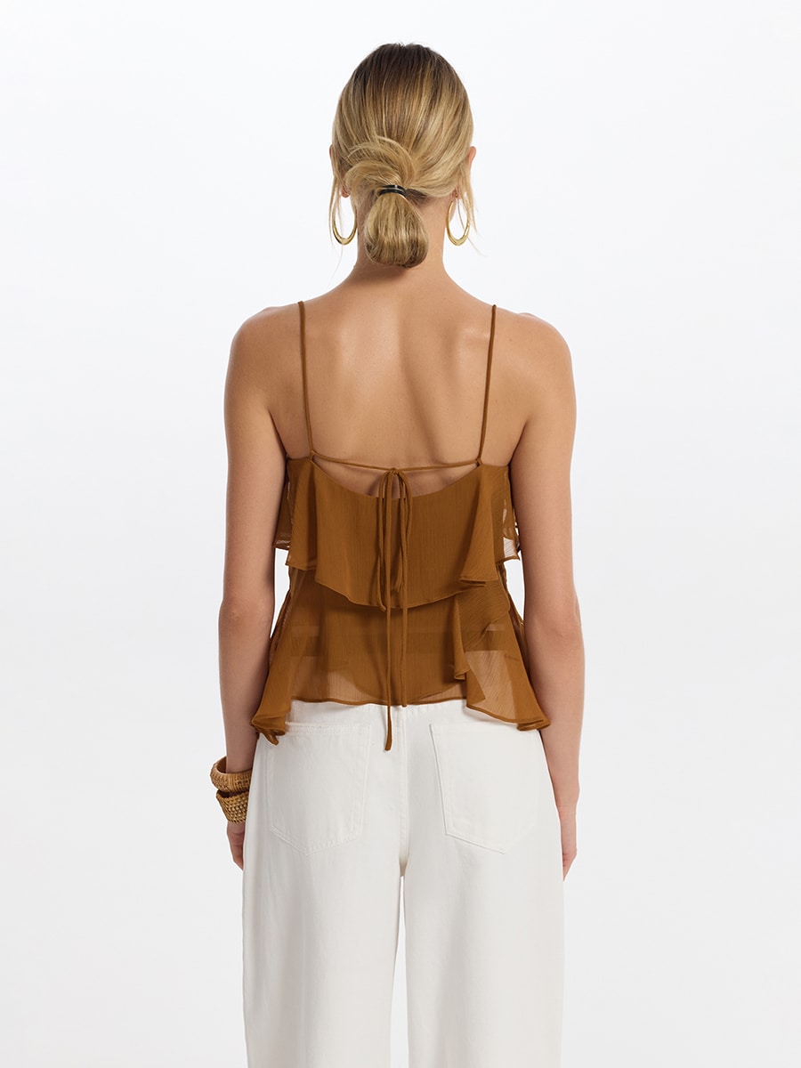 Топ с оборками