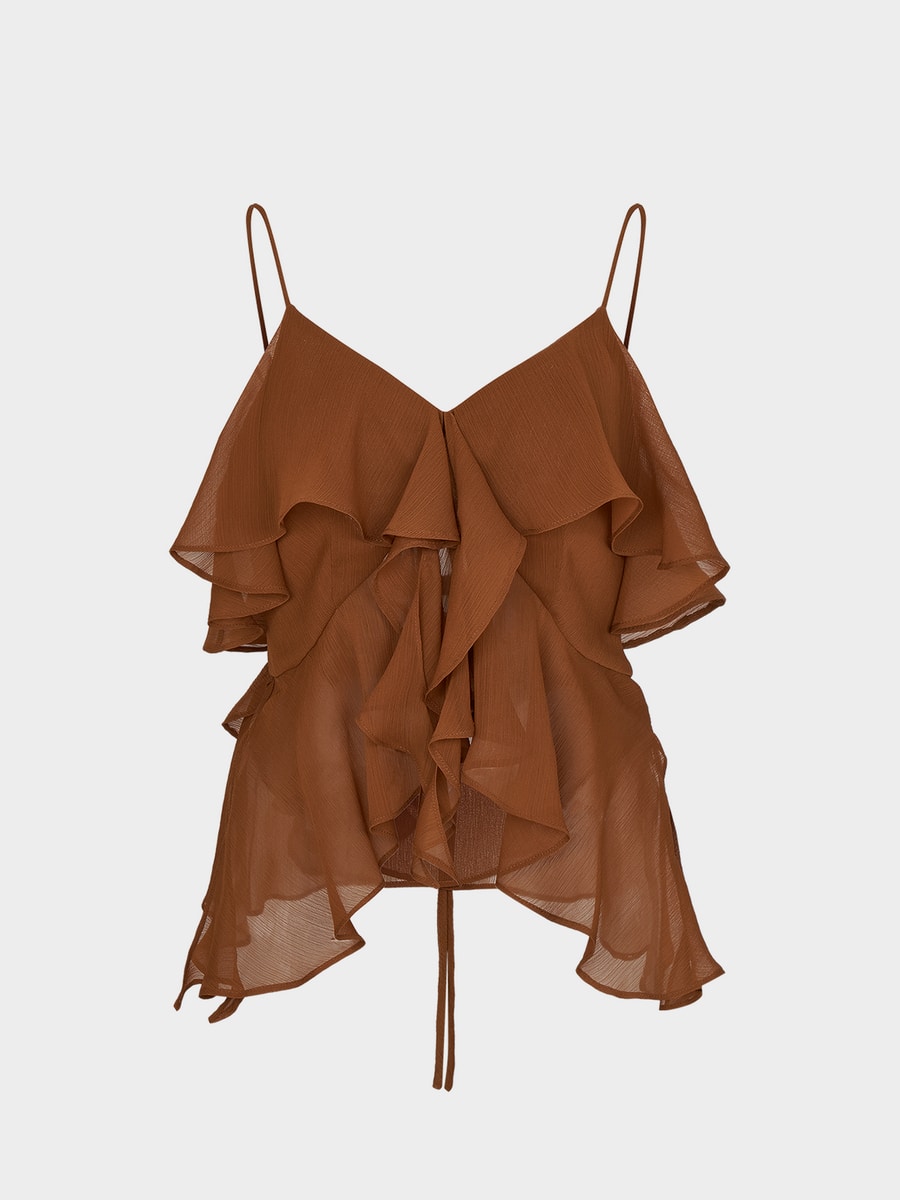 Топ с оборками