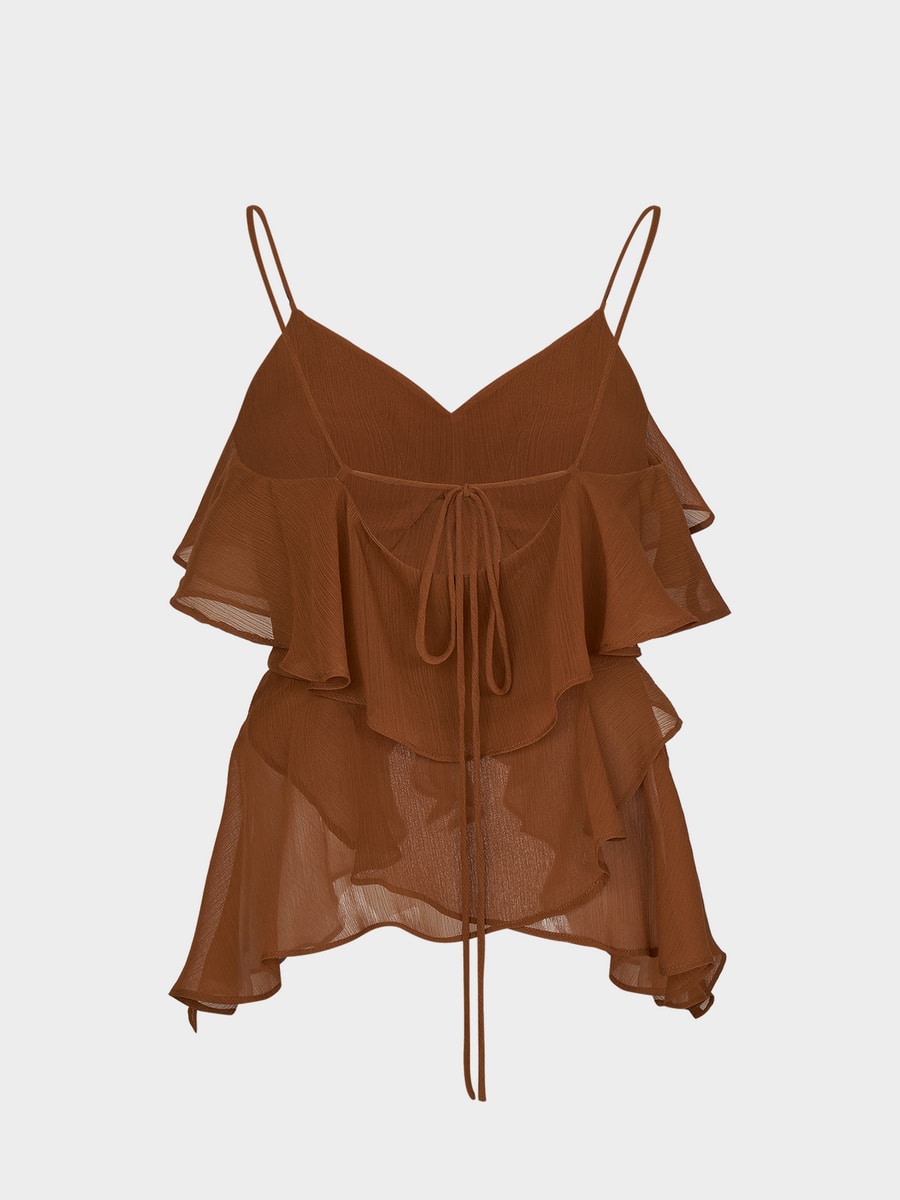 Топ с оборками