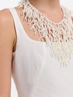 Топ из льна и вискозы