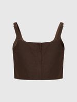 Топ из льна и вискозы