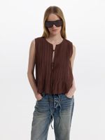 Топ из льна и хлопка