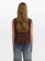 Топ из льна и хлопка