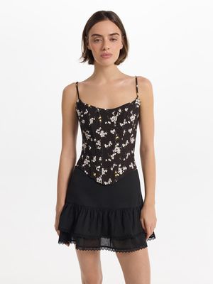 

Корсетный топ на бретелях