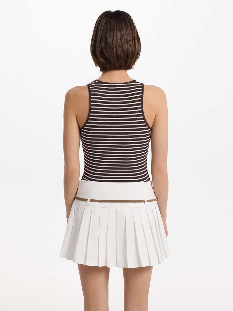  Майка из хлопка в полоску 5255119332-65