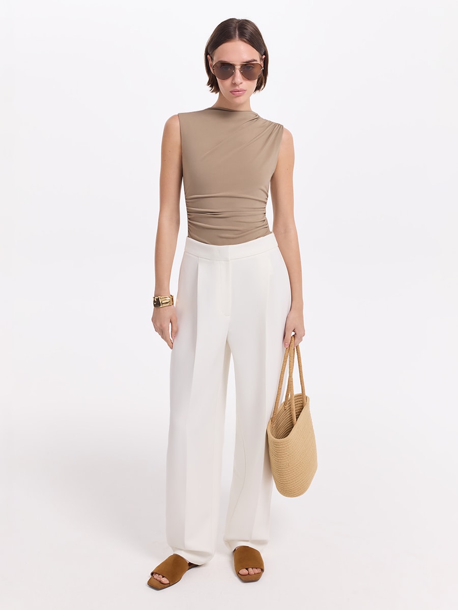 Боди с драпировкой