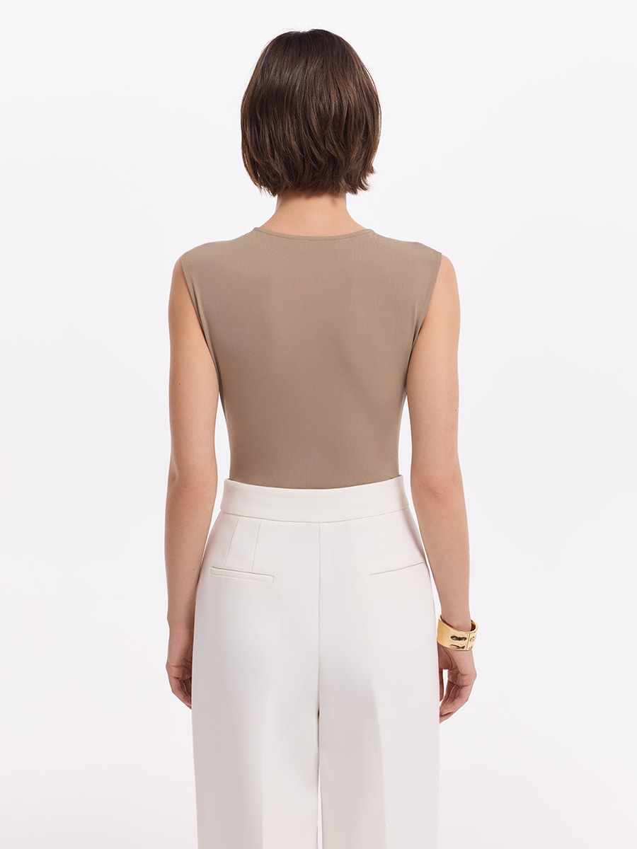 Боди с драпировкой