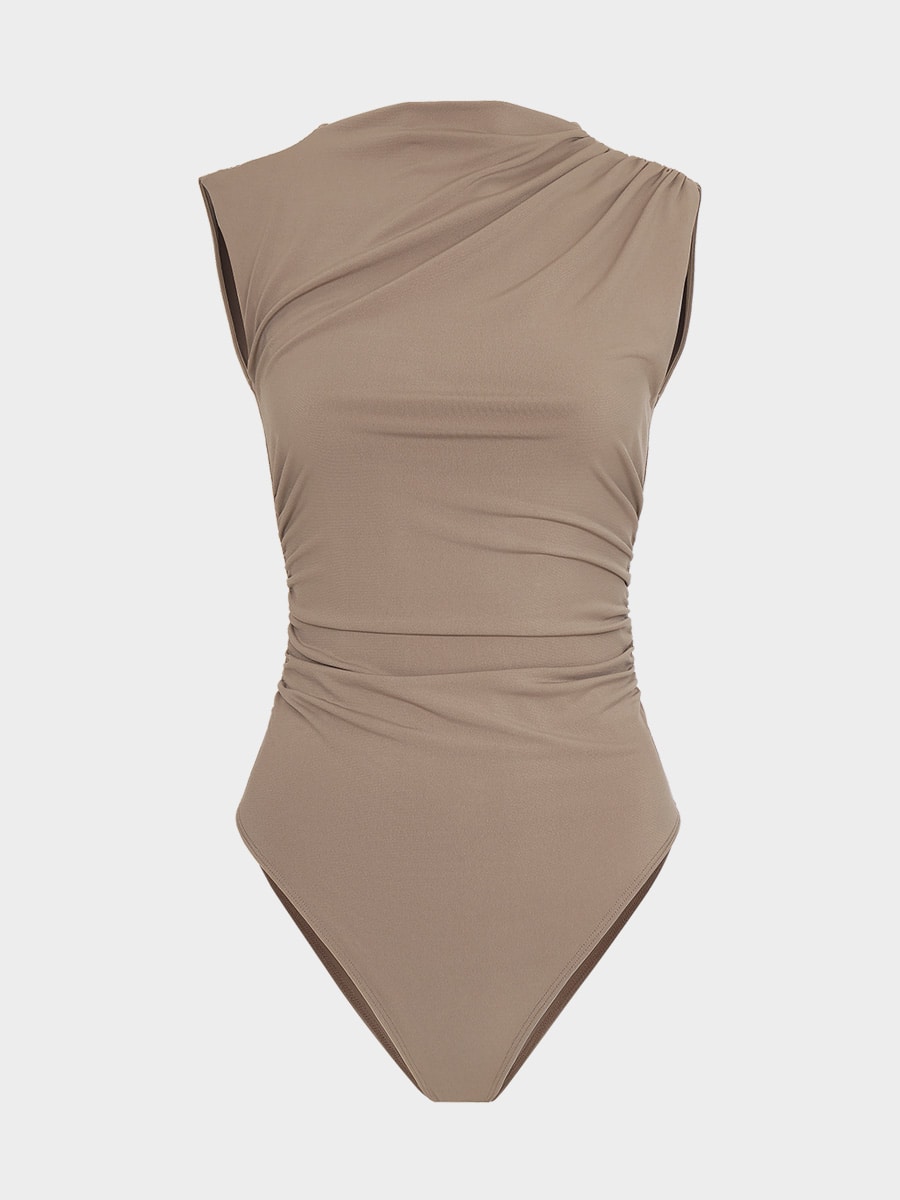 Боди с драпировкой