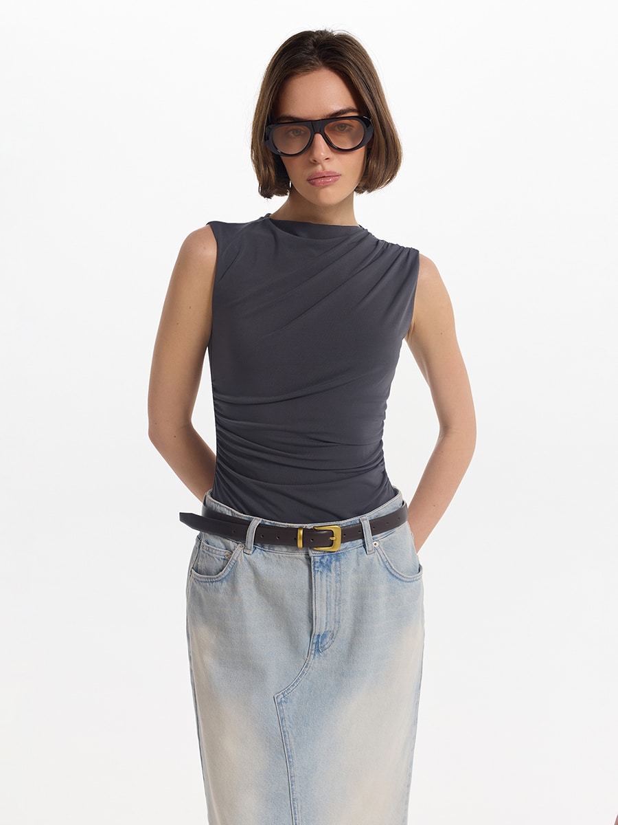 Боди с драпировкой 5255120333-37