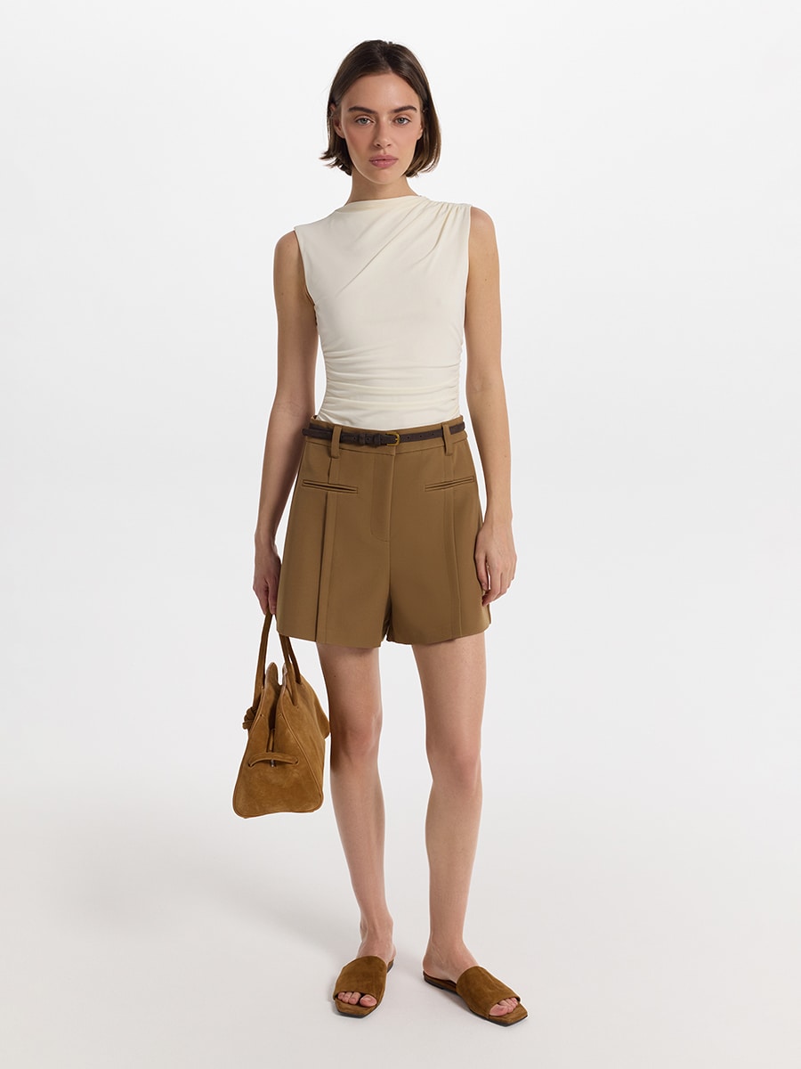 Боди с драпировкой